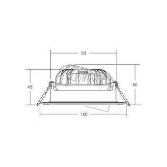 Brumberg LED-Einbaustrahler 350 12494183 