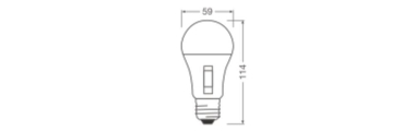 Ledvance LED CLASSIC A100 DIM CCT SELECT 