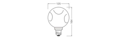 Ledvance DECOR LED FLAT 3.5W 827 E27 