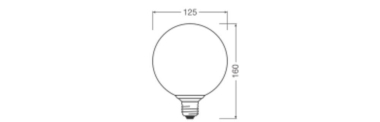 Ledvance DECOR LED FLAT 3.5W 827 E27 