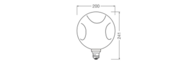 Ledvance DECOR LED FLAT 3.5W 827 ELECTRO 