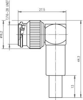 TG TNC-Kabelwinkelst.CR/CR   J01010A0047 