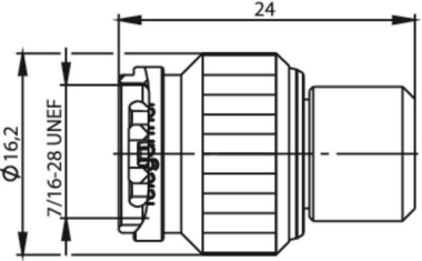 TEGA R-TNC Abschlusswiderstand 100023849 