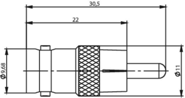 TEGA ADAPTER BNC-CINCH (F-M) J01008B0838 
