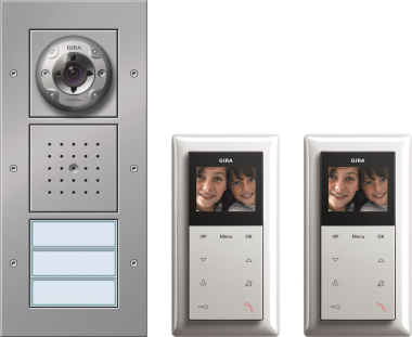 GIRA 049546 Zweifamilienhaus-Paket Video 