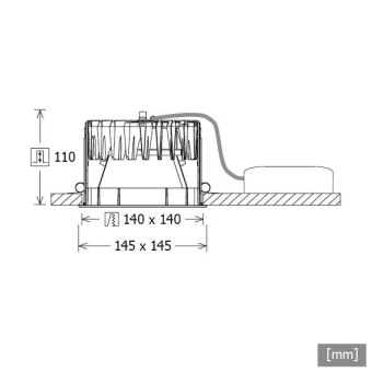 LTS Flixx   FLIQ 300.3030.01/DALI SILBER 