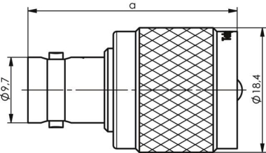 TG Adapter BNC-UHF (F-M) UG  J01008A0801 