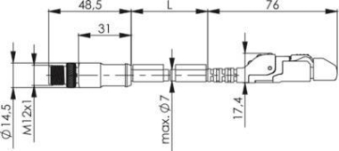 TEGA STXM12x1-RJ45Verb.Leit. L80310A0001 