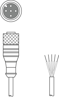 Leuze Anschlussleitung  CB-M12-15000-5GF 