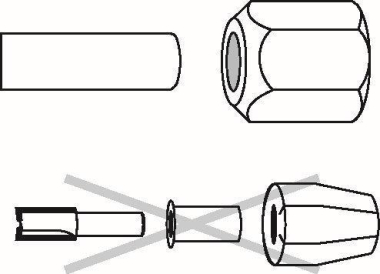 Bosch Spannzange 12mm 27mm    2608570113 