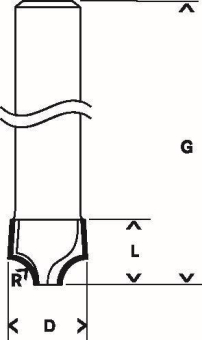 Bosch Viertelstabfräser 8mm   2608628405 