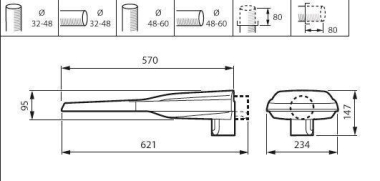 BGP292 LED70-4S/740 II DX10 D11 H07RN-F- 
