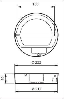 PHIL LED-    DN145C LED20S/830 PSU II WH 