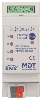 MDT AKH-0400.03 Heizungsaktor 4fach 2TE 