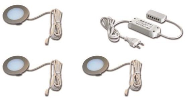 Hera 3er Set FR 55-LED 3W ww 61056938002 