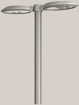 BEGA E-Aufsatzleuchte silber    77859AK4 