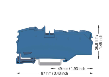 WAGO 2016-8034 Verteilerklemme,mit 