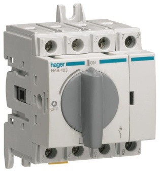 Hager Lasttrennschalter 4polig    HAB403 