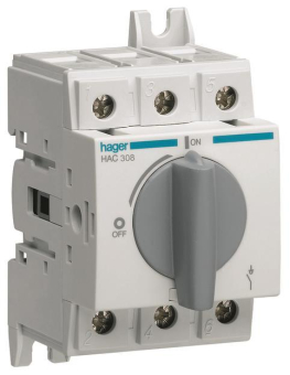Hager Lasttrennschalter 3polig    HAC308 