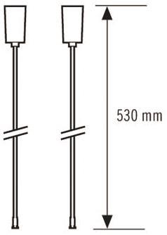 Esylux f.Notleuchten ELX Pendelsatz Rohr 