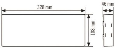 ESY LED-Notleuchte SLX 14 LEDi Flat 3h 
