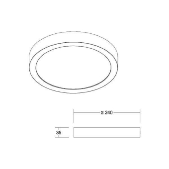 Brumberg LED-Anbaupanel 230V AC 12246073 