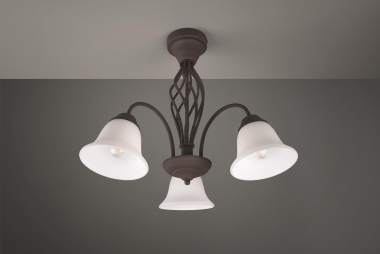 Trio Deckenl.RUSTICA, 3x E14   601000324 