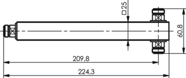 TEGA N 2-Way Power Splitter  J01029A0007 