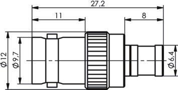 TEGA Adapter BNC-SMB 50Ohm     100023686 