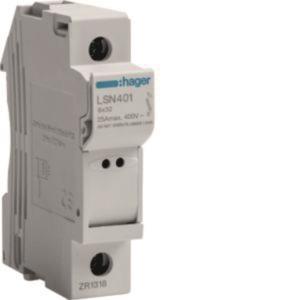 Hager Sicherungselement 1P 25A    LSN401 