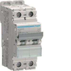 Hager Leitungsschutzschalter 1P+N NCN540 