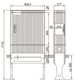 Hager Verteilersäule             ZAL177P 
