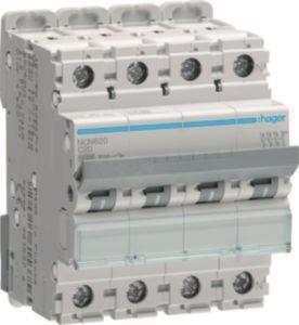 Hager Leitungsschutzschalter 3P+N NCN620 