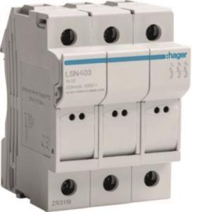 Hager Sicherungselement 3P 25A    LSN403 