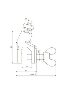 DEHN Erdungsklemme Typ B      EK FL20 FS 