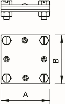 OBO 256 DIN 30 FT Kreuzverbinder 30mm St 
