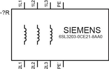Siemens 6SL32030CE218AA0 SINAMICS Netz- 
