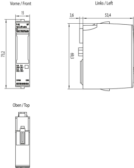 Siemens ET 200SP,     6ES7136-6AA00-0CA1 