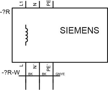 SIEMENS Netzdrossel 0,25kW 