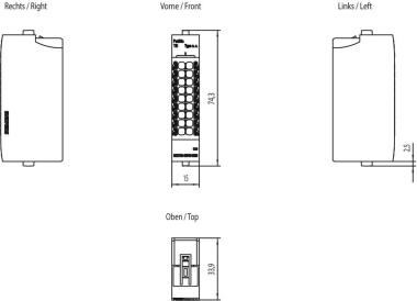 Siemens VPE1 ET200SP  6ES7193-6TP00-0TN0 