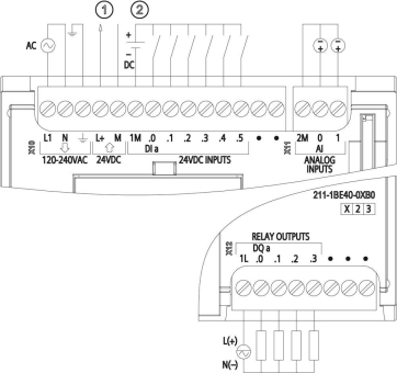 Siemens 6ES72111BE400XB0 SIMATIC S7-1200 