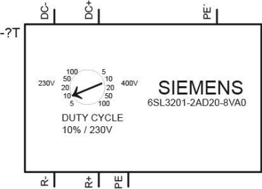 SIEM SINAMICS V20     6SL3201-2AD20-8VA0 