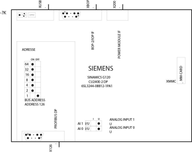 Siemens 6SL32440BB121PA1 SINAMICS G120 