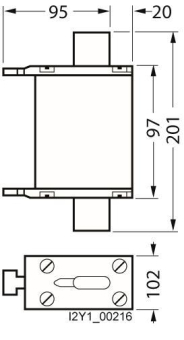 Siemens 3NA3680 NH4A 1000A 500VAC/440DC 