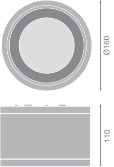 Ledvance DL SURFACE IP65 DN 160 P 30W 