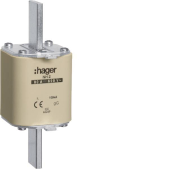 Hager Sicherungseinsatz NH2C   LNH2080M6 