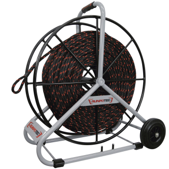 RUNPOTEC Zugseil D=12mm m.Haspel   10123 