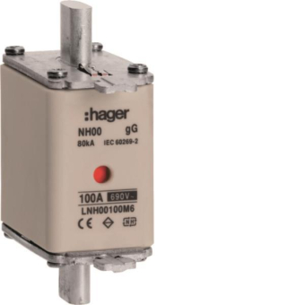 Hager Sicherungseinsatz NH00  LNH00100M6 