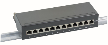 Mini AP Patchpanel 12xRJ45         37736 