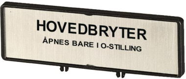 EATON ZFS70-T0 Träger m.Schild NO 205539 